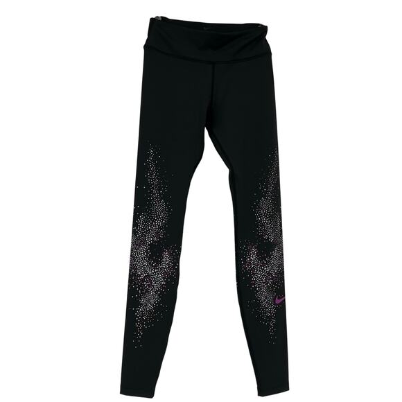 Nike Dri-Fit Legging in Black with Speckles size XS - Picture 1 of 6